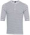 PR218 Premier Long John Roll Sleeve T-Shirt White / Navy colour image